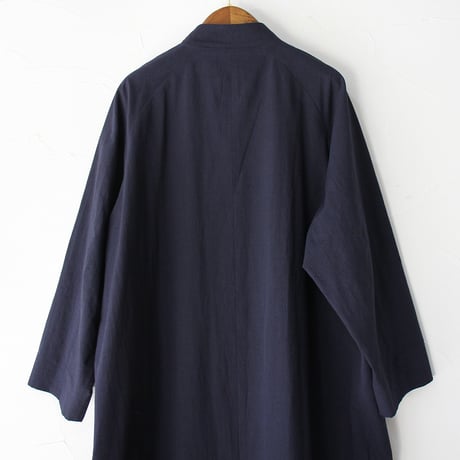 atelier naruse アトリエナルセ　コットンヘンプスタンドカラーコート｜cotton-hemp stand collar coat　【送料無料】