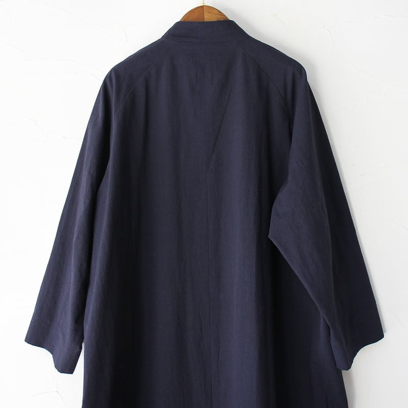 atelier naruse アトリエナルセ コットンヘンプスタンドカラーコート