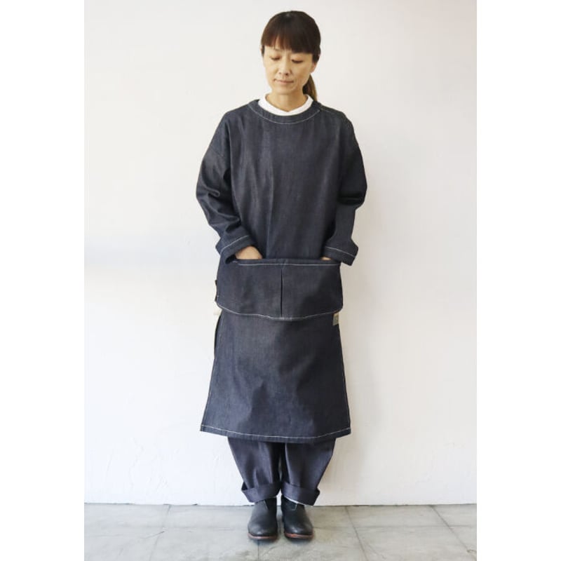 ASEEDONCLOUD アシードンクラウド HandWerker smock 起毛デニムスモ