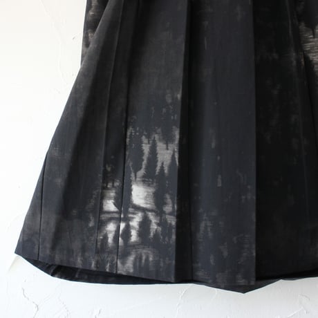 ASEEDONCLOUD アシードンクラウド　Fog forest denim Sankayo apron dress #black