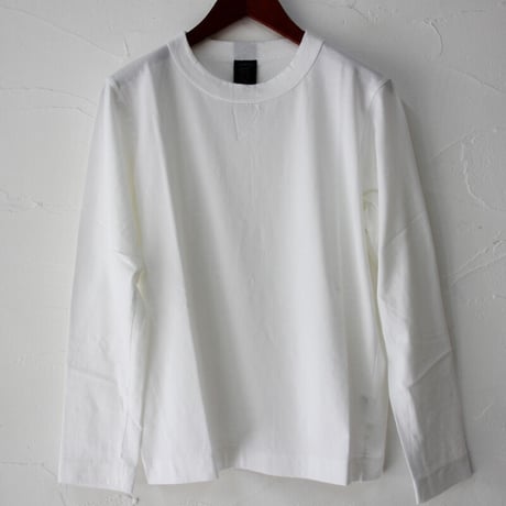 **再入荷**　homspun ホームスパン　30/1天竺長袖Tシャツ　♯サラシ、サックス、ダークグリーン、ブラック