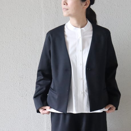 LinenYa リネンヤ　フォーマルジャケット　#ブラック
