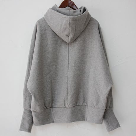 **またまた再入荷** Linenya リネンヤ　コットンスウェットドルマンパーカー　#TOPグレー