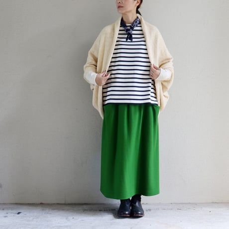 atelier naruse アトリエナルセ cotton double stranded margaret knit bolero コットンダブルストランダットニットボレロ