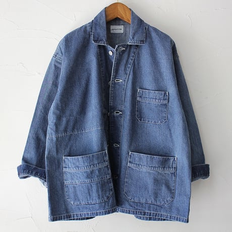 sasanqua by trees サザンカバイツリーズ　10.5オンスネップデニムカバーオール　#3year wash