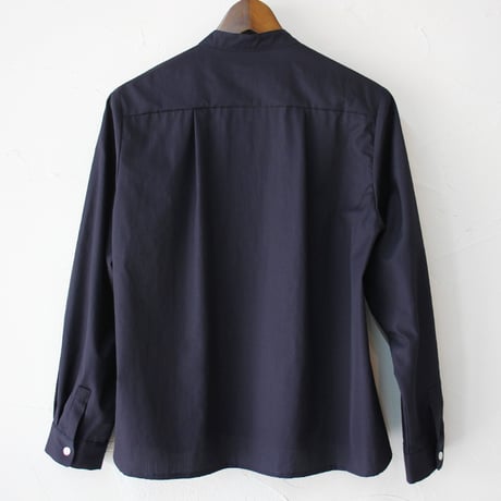 **再入荷** LinenYa リネンヤ　スタンダードブラウス　#ネイビー、ホワイト