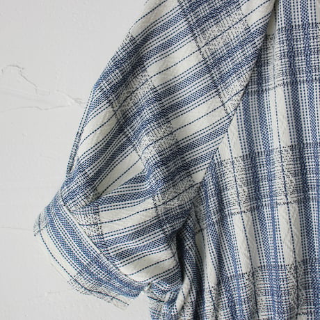 ASEEDONCLOUD アシードンクラウド　Hand embroidery cloth Sailing dress #インディゴ