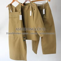 ASEEDONCLOUD アシードンクラウド HandWerker Apron ウェザークロスエプロン　#カーキ　【送料無料】