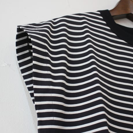 TRAVAIL MANUEL トラバイユマニュアル　ミディボーダーフレンチTシャツ