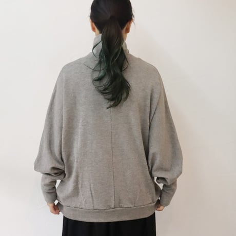 **再入荷** LinenYa リネンヤ　ヤク混ハイネックプルオーバー　#チャコール、グレー、オートミール