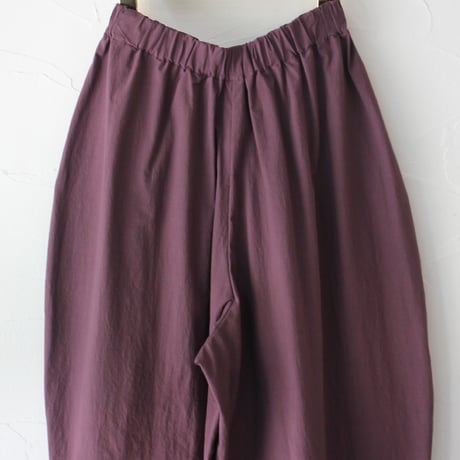 **ブラック再入荷** atelier naruse アトリエナルセ　cotton high twist poplin gaucho pants　コットンハイツイストポプリンガウチョパンツ