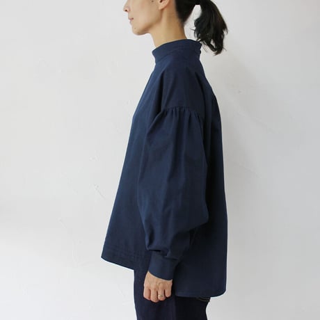 ASEEDONCLOUD アシードンクラウド　Polar night cotton Hyouryushi smock blouse #INDIGO 【送料無料】