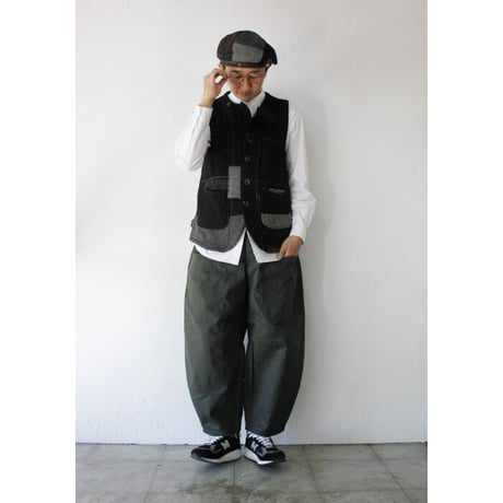 ASEEDONCLOUD アシードンクラウド　Old functional cloth Kiokushi trousers  #キャメル、ダークグリーン　【送料無料】