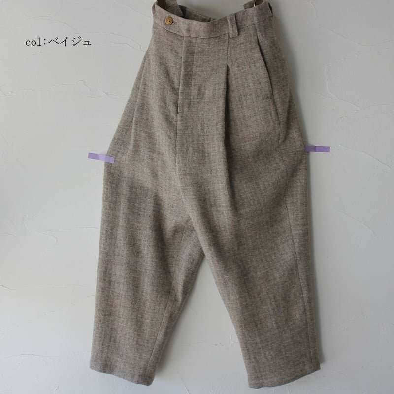 atelier naruse アトリエナルセ シェットランドウールリネンタック