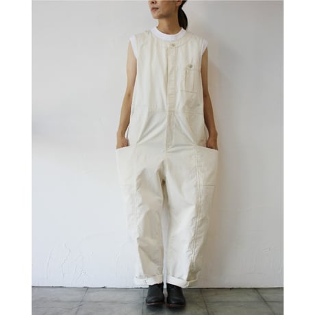 sasanqua by trees サザンカバイツリーズ　Hide seam work all ハイドシームワークオール　#IVORY,BEIGE