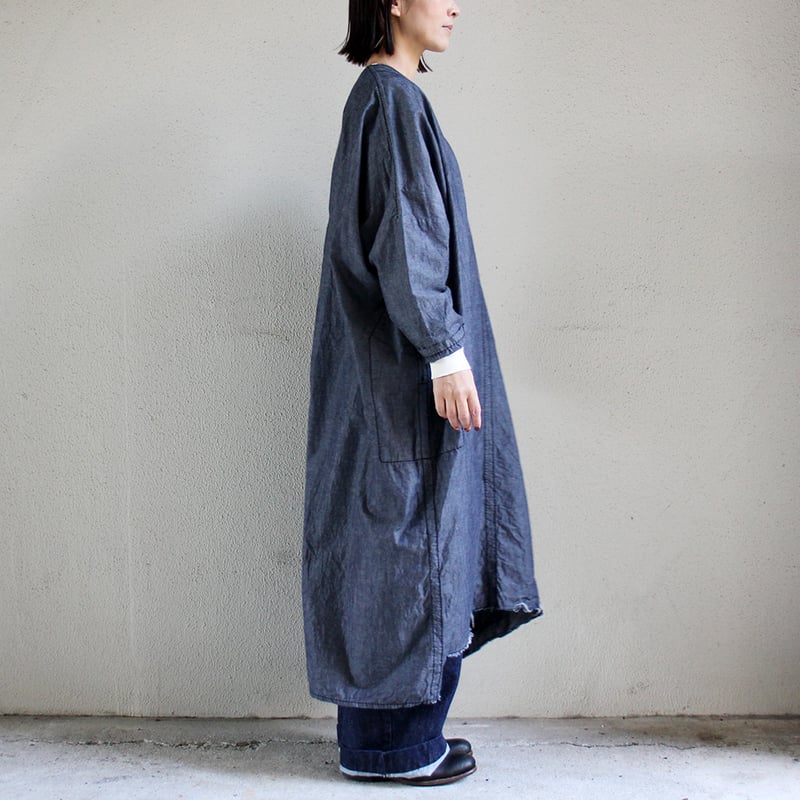 再入荷** homspun ホームスパン ライトオンスシャンブレープルオーバー