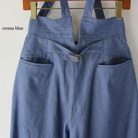 SUSURI ススリ　ムースパンツ　#crema blue , prussian blue  【送料無料】