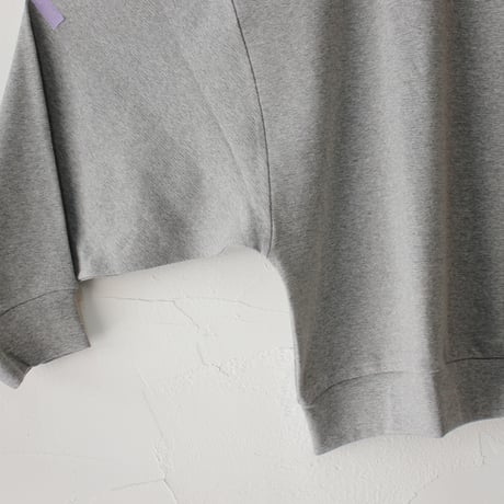 **再入荷** Linenya リネンヤ　ドルマンスリーブトレーナー　#グレー　【送料無料】