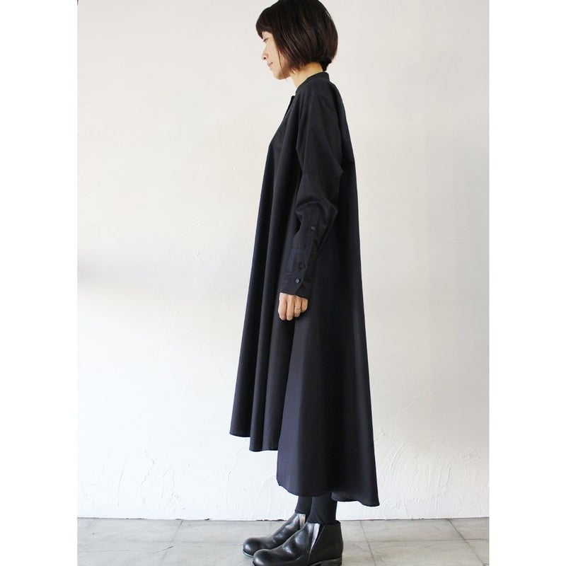 またまた再入荷** susuri ススリ カルマールワンピース ♯navy