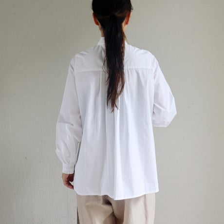 **再入荷** amne アンヌ　BROAD frilled blouse ブロードフリルブラウス【送料無料】