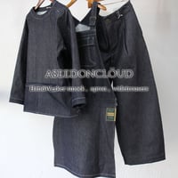 ASEEDONCLOUD アシードンクラウド HandWerker smock 起毛デニムスモック　#インディゴ【送料無料】