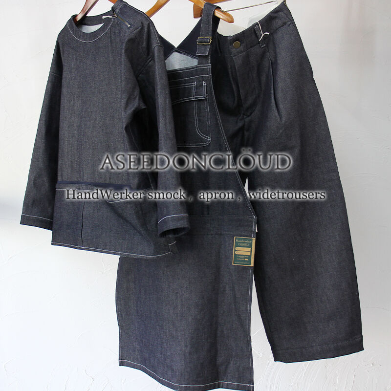 ASEEDONCLOUD アシードンクラウド HandWerker smock 起毛デニムスモ
