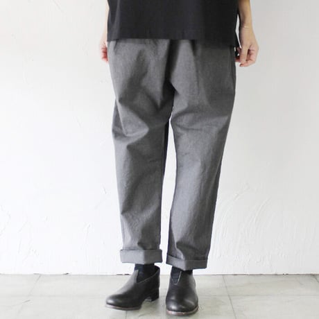 TRAVAIL MANUEL トラバイユマニュアル　コンパクトチノストレッチノームパンツ　【送料無料】