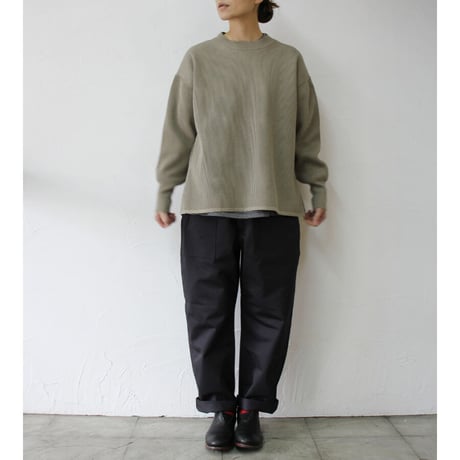 sasanqua by trees サザンカバイツリース　Backsatin Us army fatigue Pants バックサテンUSアーミーファティーグパンツ