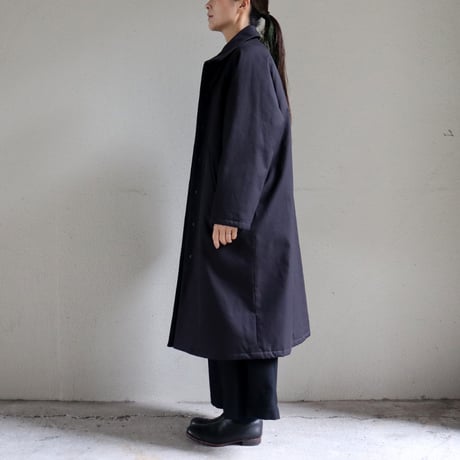 **2025a/w分到着**atelier naruse アトリエナルセ　cotton batting coat　コットン中綿コート　【送料無料】