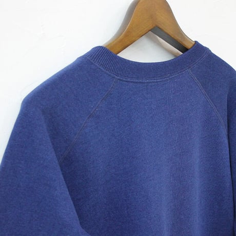 atelier naruse アトリエナルセ　コットン裏毛半袖スウェット　cotton fleece lining sweatshirt #インディゴ 【送料無料】