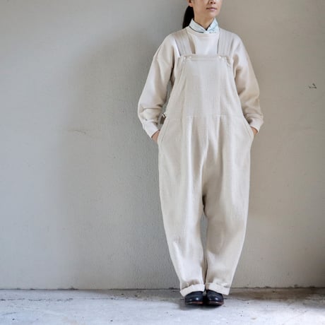 atelier naruse アトリエナルセ cotton wool overalls-pants コットンウールオーバーオール