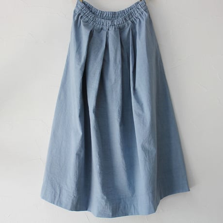 **またまた再入荷** Linenya リネンヤ　高密度コットンタックスカート