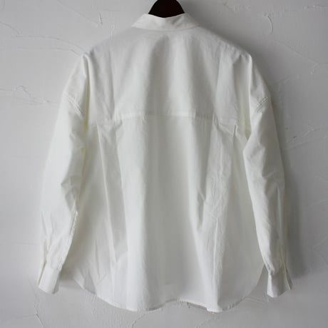**再入荷** LinenYa リネンヤ　コットンブロードスモールカラーブラウス(ショート）　#ホワイト、ブラック