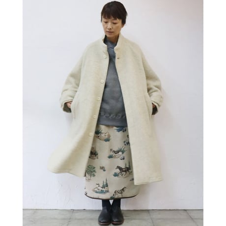 ASEEDONCLOUD アシードンクラウド　Pajamas Fleece Hiraeth tent gown #Off White 【送料無料】