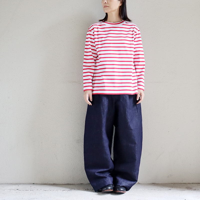 再入荷**ASEEDONCLOUD HandWerker 綿麻デニムHWワイドトラウザー 再入荷**ASEEDONCLOUD HandWerker 綿麻デニムHWワイドトラウザー