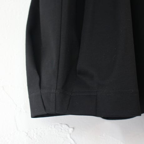 **再入荷** atelier naruse アトリエナルセ　コットンカットソーコクーンワンピース　#ネイビーブルー、ブラック　【送料無料】