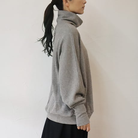 **再入荷** LinenYa リネンヤ　ヤク混ハイネックプルオーバー　#チャコール、グレー、オートミール
