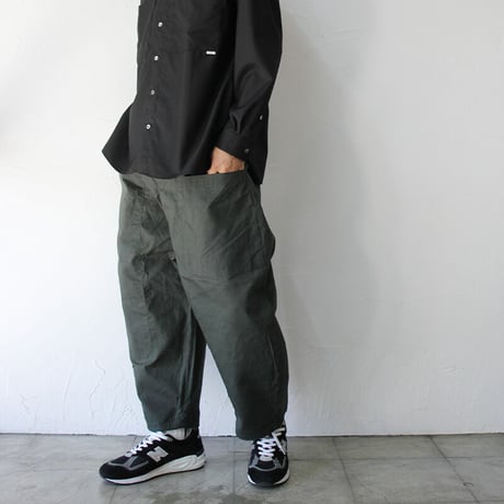 ASEEDONCLOUD アシードンクラウド　Old functional cloth Kiokushi trousers  #キャメル、ダークグリーン　【送料無料】