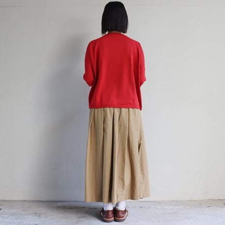 **新色追加・またまたまた再入荷** LinenYa リネンヤ as it is. コットンボートネック5分袖ニット　【送料無料】