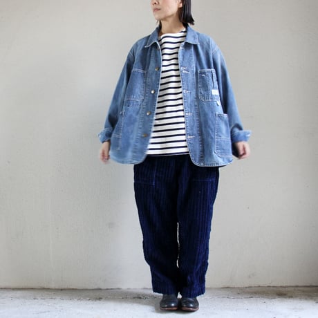 HERCULES ヘラクレス　CHORE JACKET 10ozデニムカバーオール #Wブリーチ加工　【送料無料】