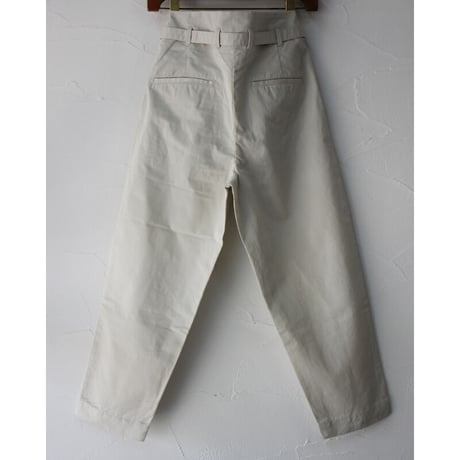 amne アンヌ　LINEN KERSEY belted bonito #Sand , Terracotta 【送料無料】