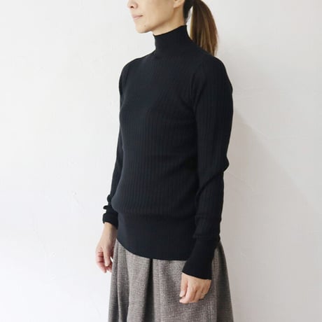 SUSURI ススリ　ポエータハイネックセーター　#black . dark navy . sand . off white  【送料無料】