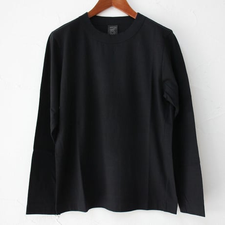 **再入荷**　homspun ホームスパン　30/1天竺長袖Tシャツ　♯サラシ、サックス、ダークグリーン、ブラック