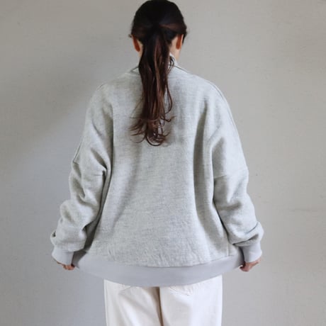 MAGALI マガリ　コットンウールニット・ショールカーディガン　#ブラック、杢グレー、杢ベージュ