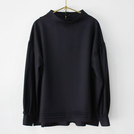 ASEEDONCLOUD　アシードンクラウド　pajamas wool Hyouryushi smock blouse #Navy 【送料無料】
