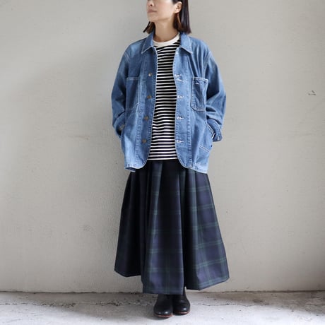 HERCULES ヘラクレス　CHORE JACKET 10ozデニムカバーオール #Wブリーチ加工　【送料無料】