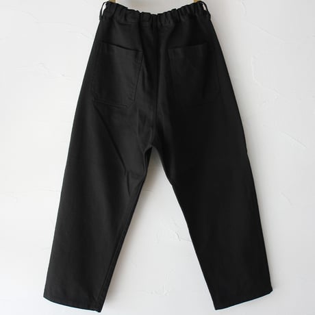TRAVAIL MANUEL トラバイユマニュアル ヴィンテージピケユニティパンツ　#オフ白、ブラック