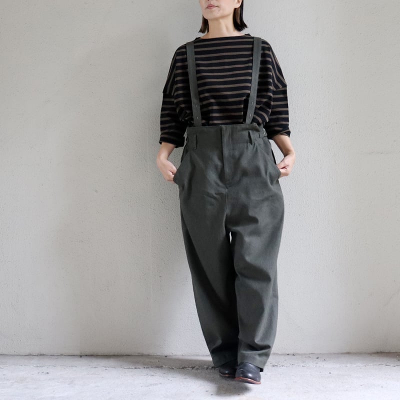 atelier naruse アトリエナルセ カツラギコットンリネンサスペンダー