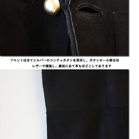 Tigre Brocante ティグルブロカンテ ムートンハイネックベスト　♯ブラック　【送料無料】