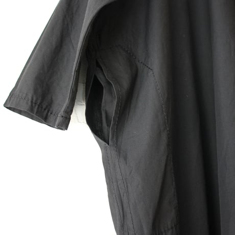 **再入荷** homspun ホームスパン　ライトオンスシャンブレープルオーバーワンピース　#ブルー、ネイビー、ブラック